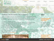 Tablet Screenshot of menno.de